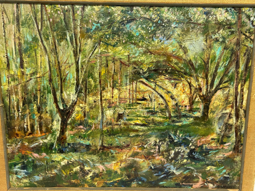 Textured Landscape Oil Painting - image 3 of 6