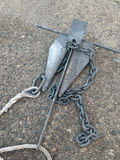 A Pair of Two Galvanized Fluke Boat Anchors - thumbnail 4 of 4