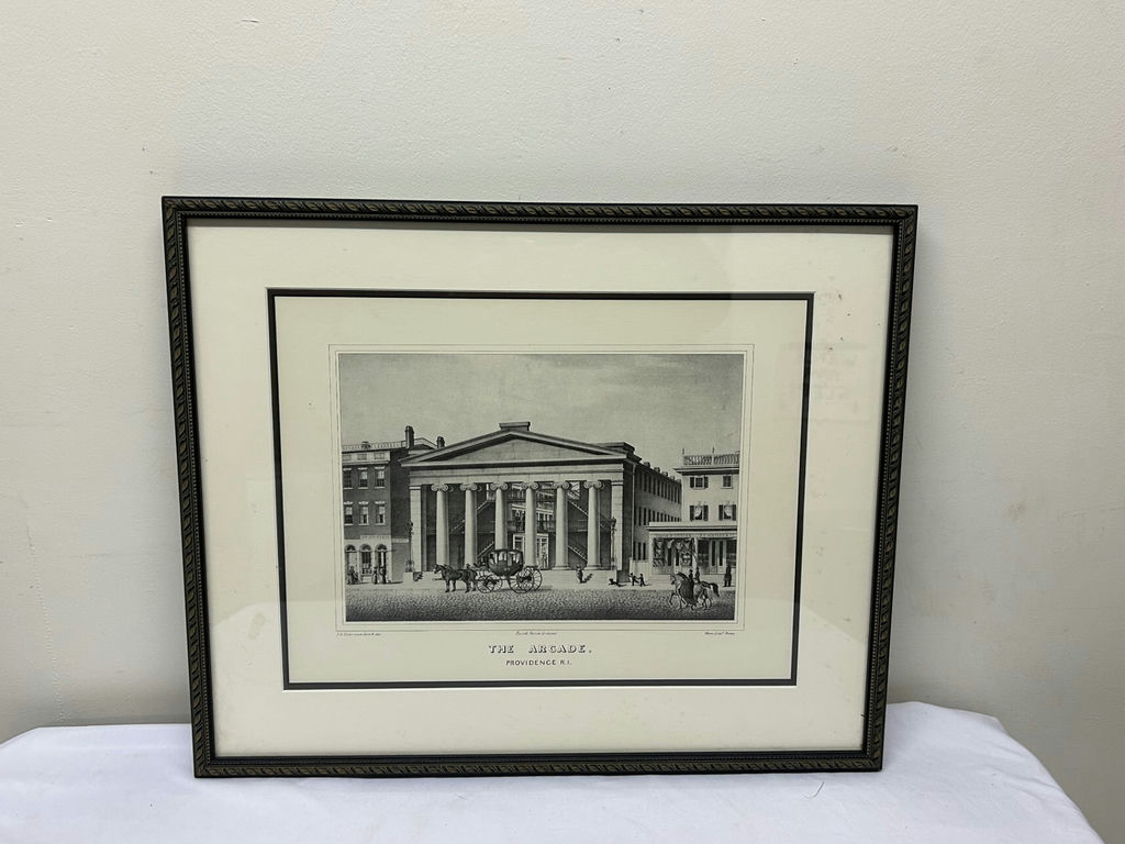 Old Arcade Bldg Print of Providence R.I.  - image 1 of 6