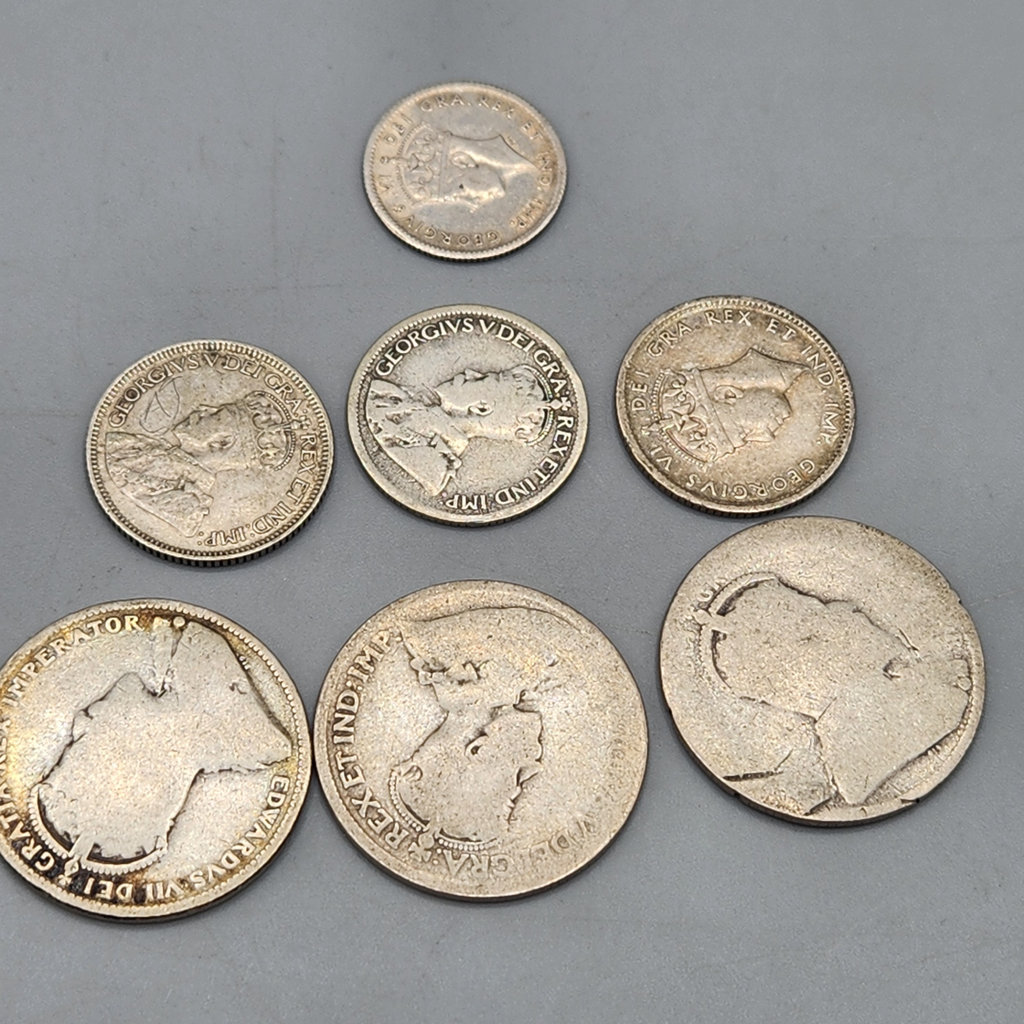 Antique Canadian Silver Coins - image 2 of 2