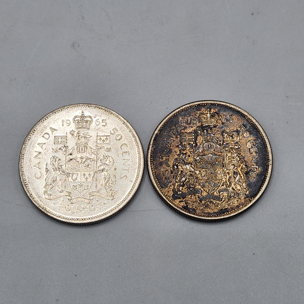 Canadian Silver Half Dollars - image 1 of 3