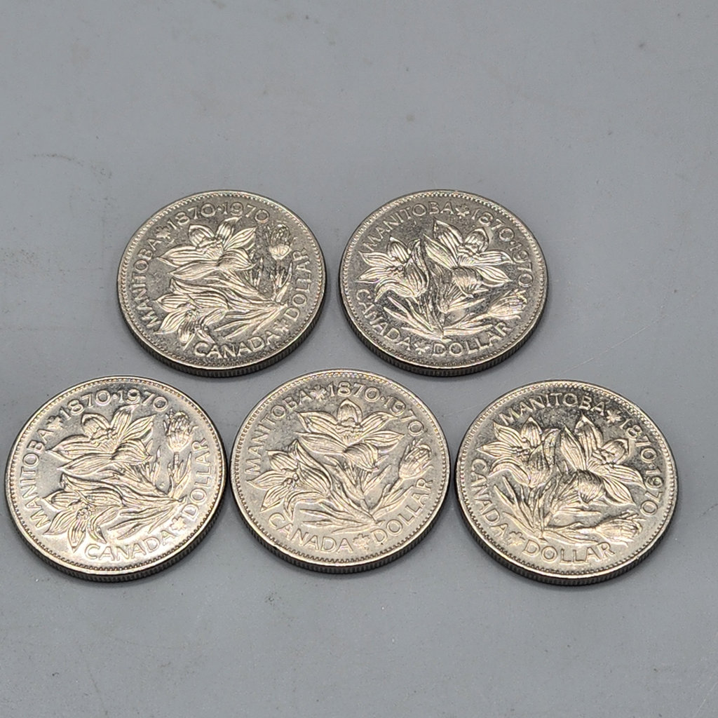 1970 Canada Dollar Coins - image 1 of 3