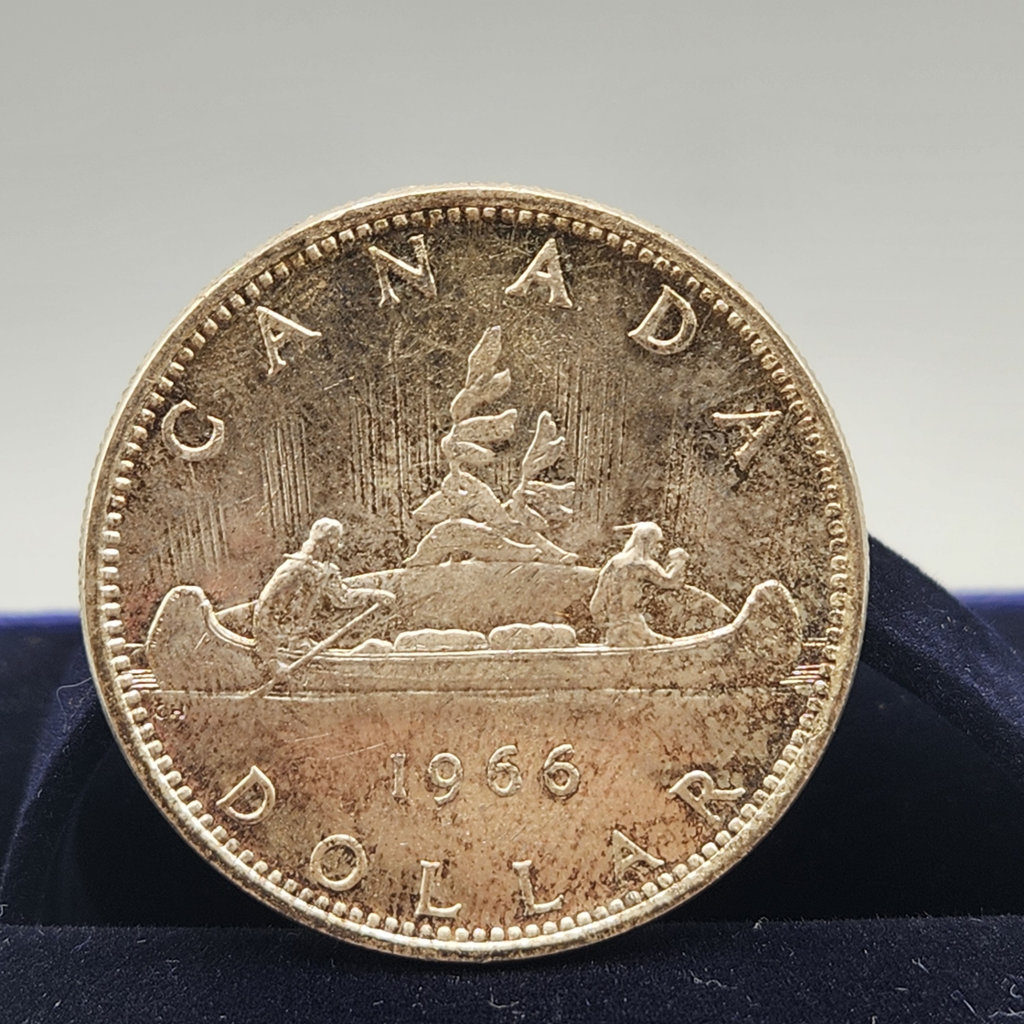 1966 Canada Silver Dollar Voyageur - image 1 of 3