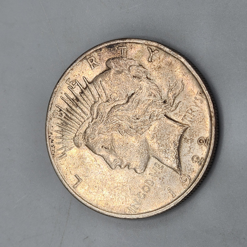 1922 US Silver Dollar - image 2 of 2