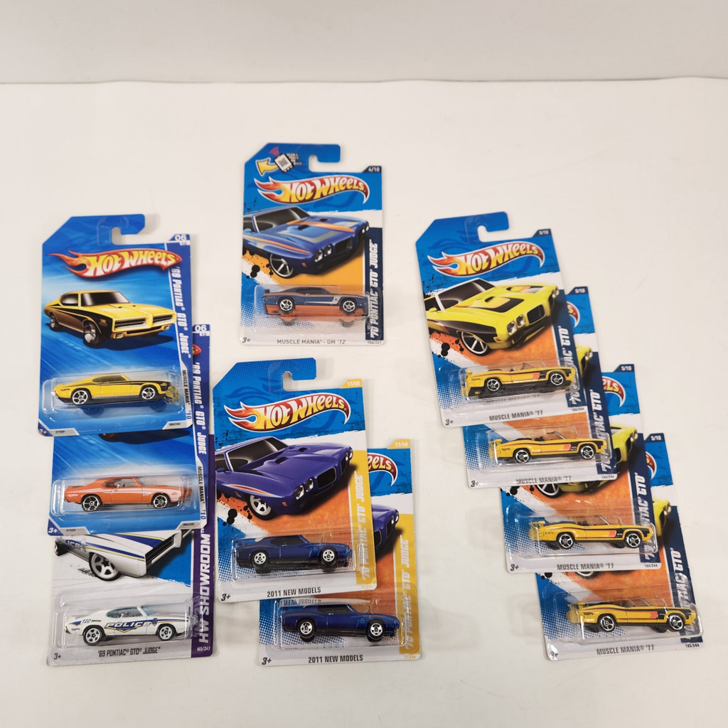 Hot Wheels Pontiac GTO Cars - image 1 of 5