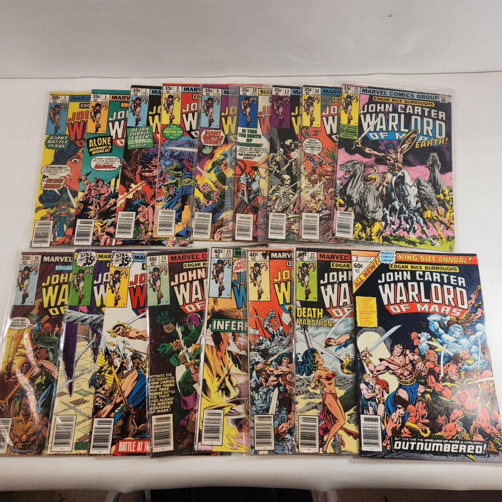 John Carter Warlord of Mars 5-10,12,14-16,19,20,24-27,annual2 - image 1 of 3