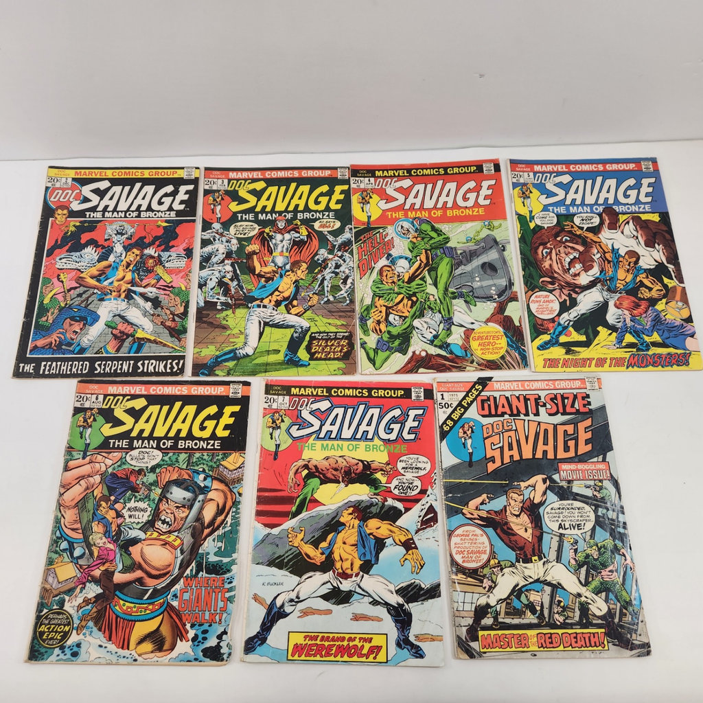 Doc Savage #1-7 + Giant Size - image 1 of 5