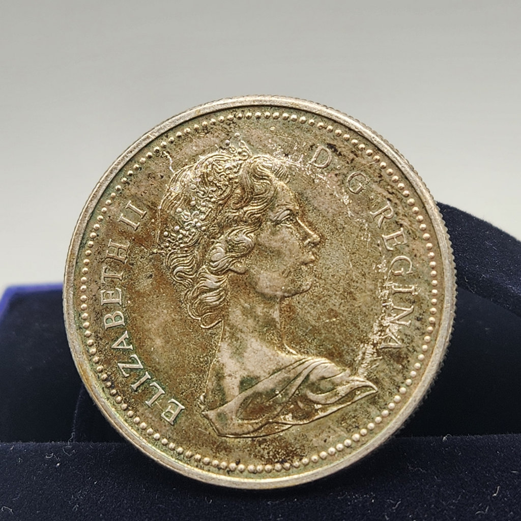 1973 Canadian RCMP Centennial Silver Dollar - image 2 of 3