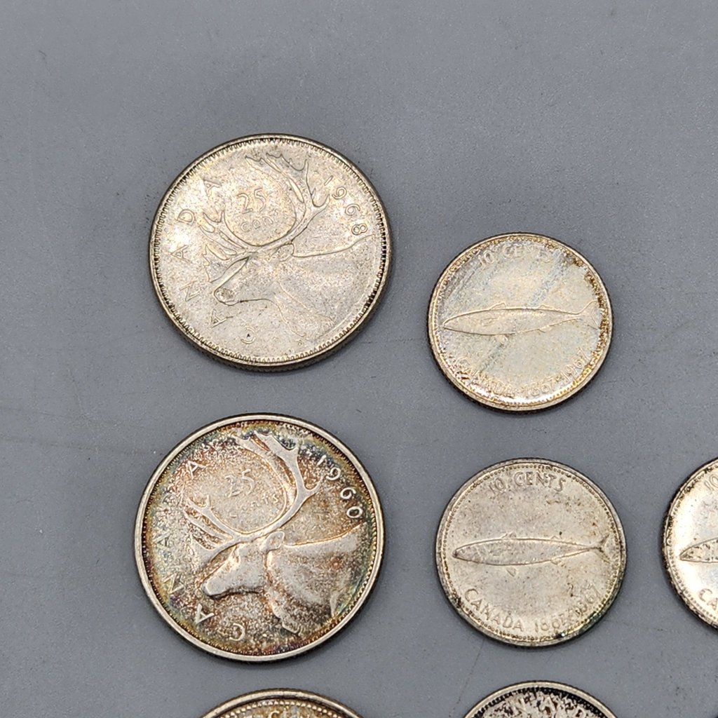 Canadian Silver Coins - image 2 of 4