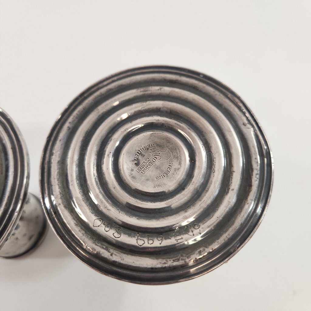 Pair Weighted Silver Candle Holders - image 4 of 5
