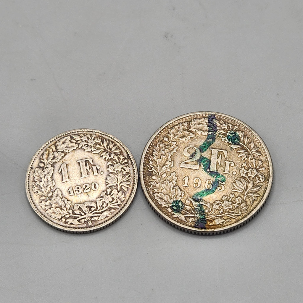 Silver Swiss Francs - image 1 of 2