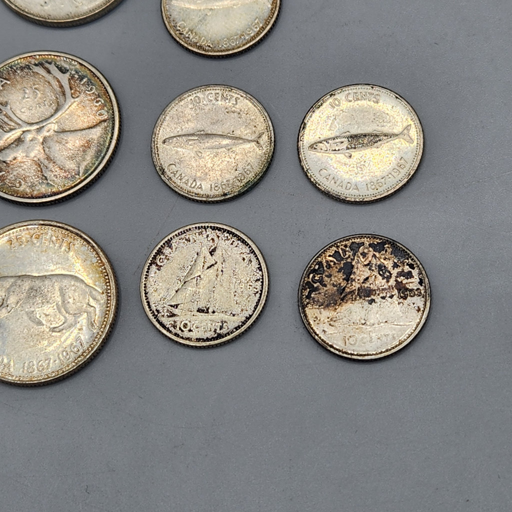 Canadian Silver Coins - image 3 of 4