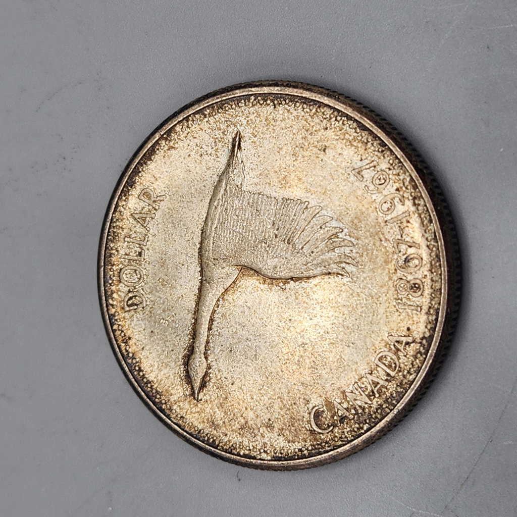 1967 Canadian Silver Dollar - image 1 of 2