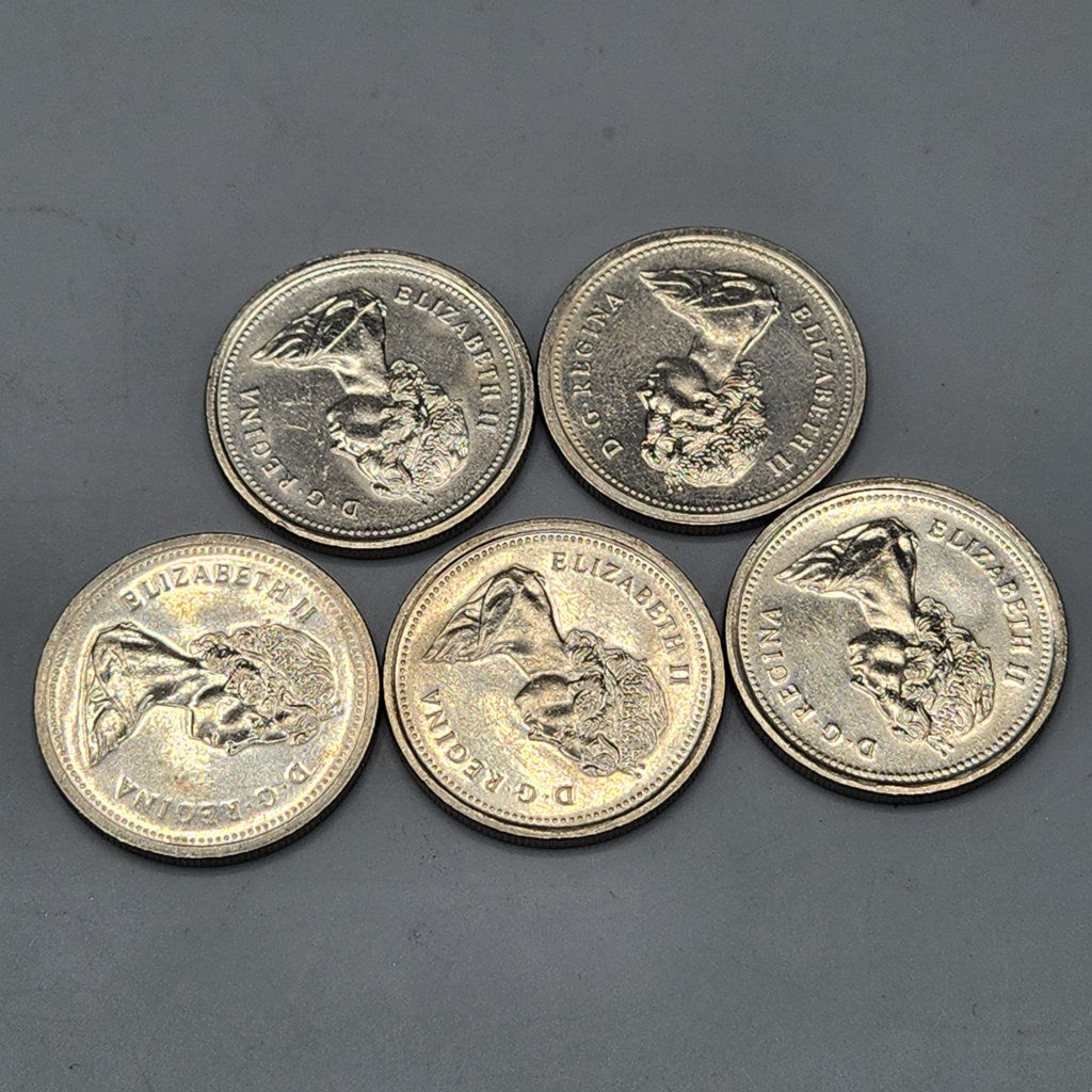 1975-1977 Canada Canoe Dollars - image 3 of 3