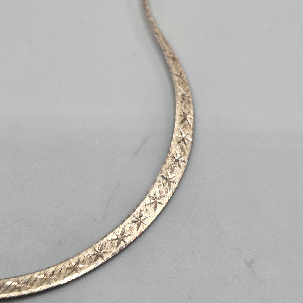 Sterling Silver Necklace 8 grams - image 4 of 6