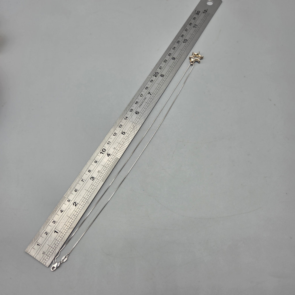 Sterling Silver Necklace 3.6 grams - image 7 of 8