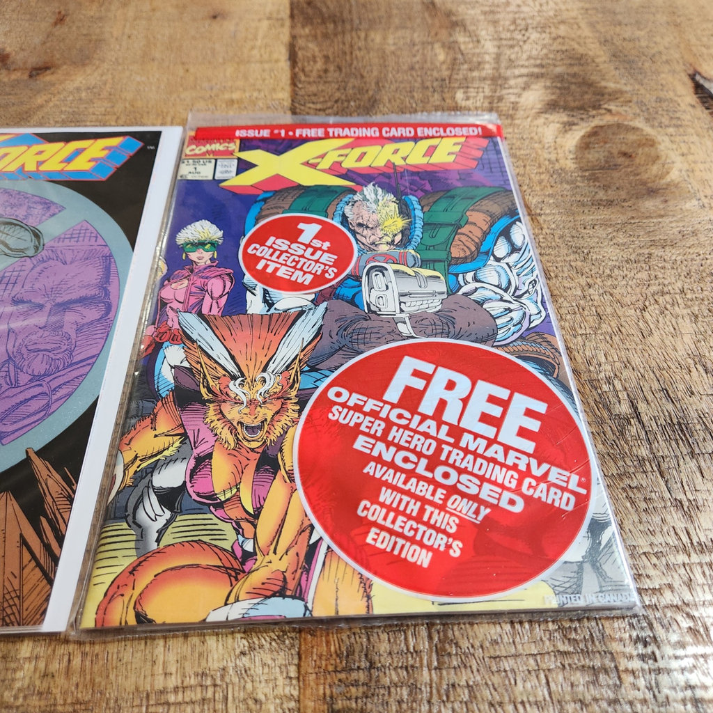 X-Force #1 and 2 w/ Deadpool Card - image 2 of 3