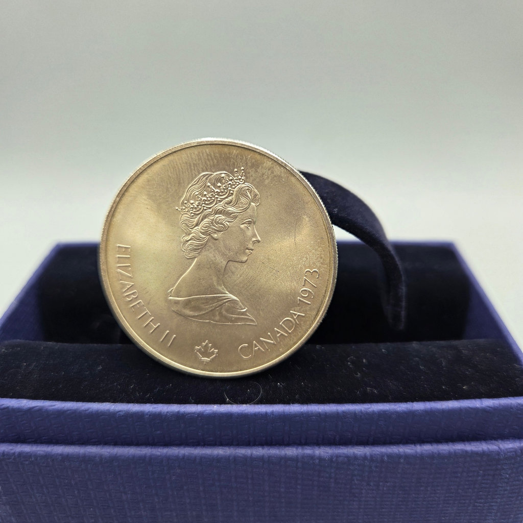 Montreal Olympics Silver 5 Dollar Coin - image 2 of 2