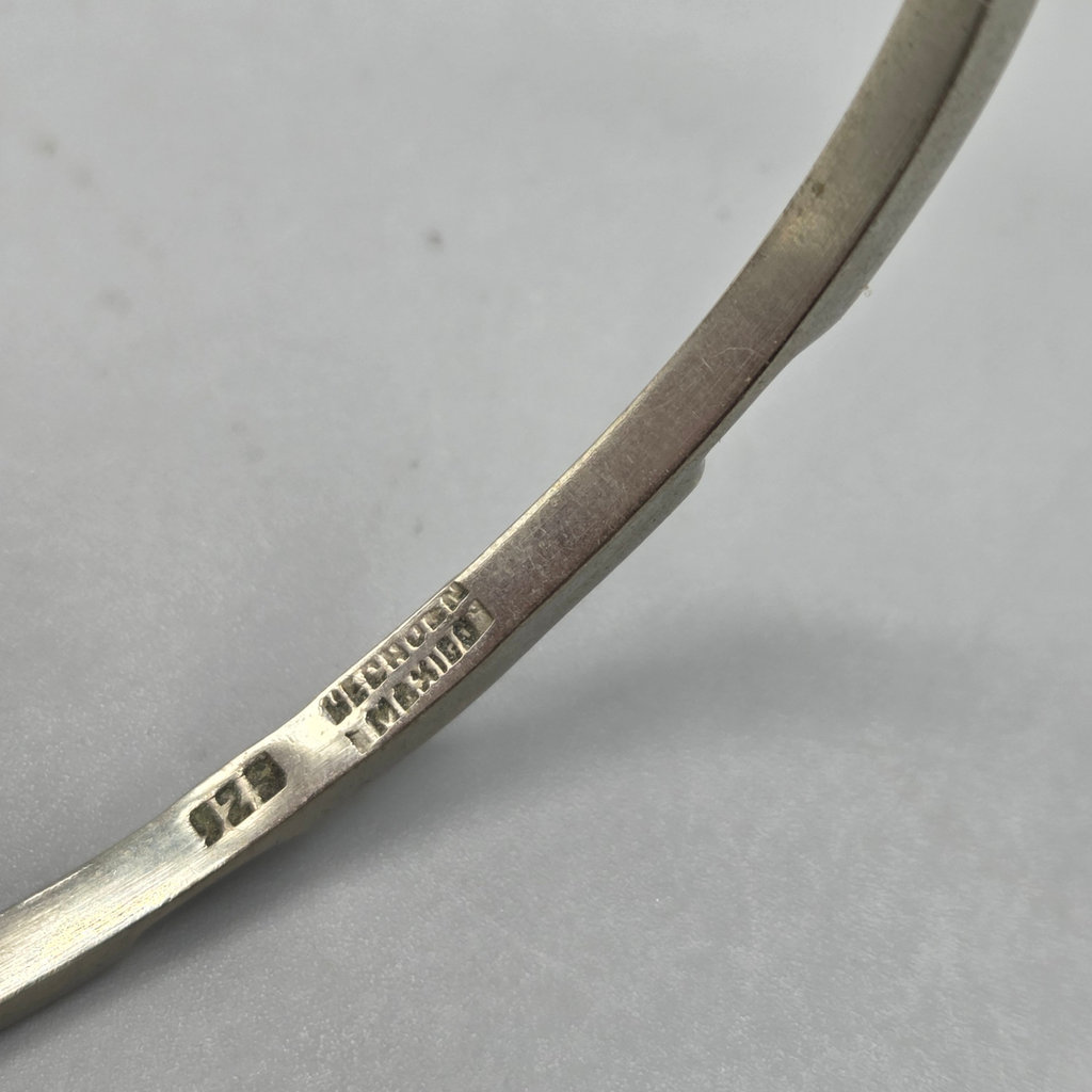 Sterling Silver Bangle Bracelet 10.73 grams - image 5 of 5