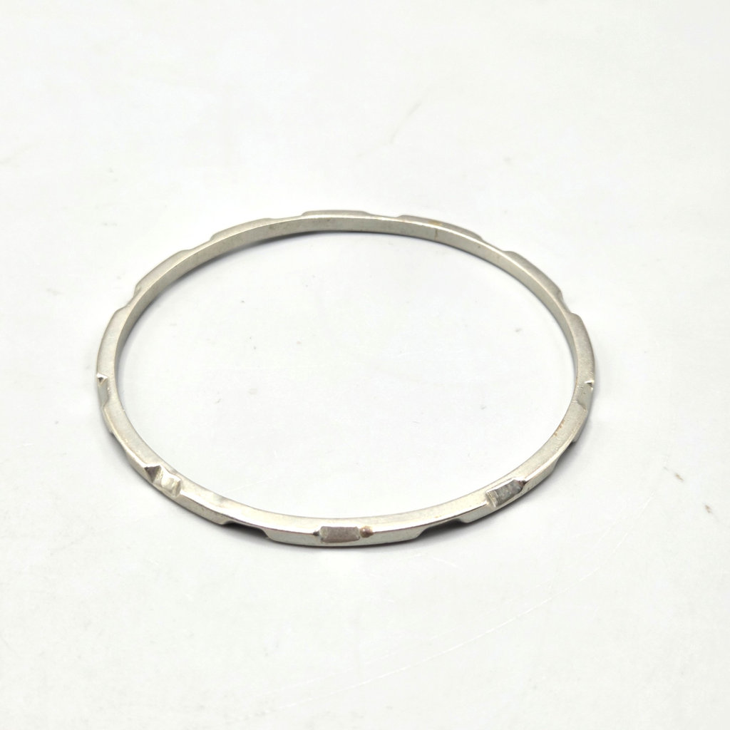 Sterling Silver Bangle Bracelet 10.73 grams - image 1 of 5