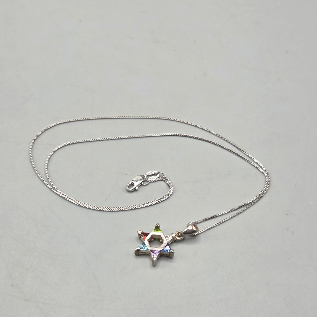 Sterling Silver Necklace 3.6 grams - image 1 of 8