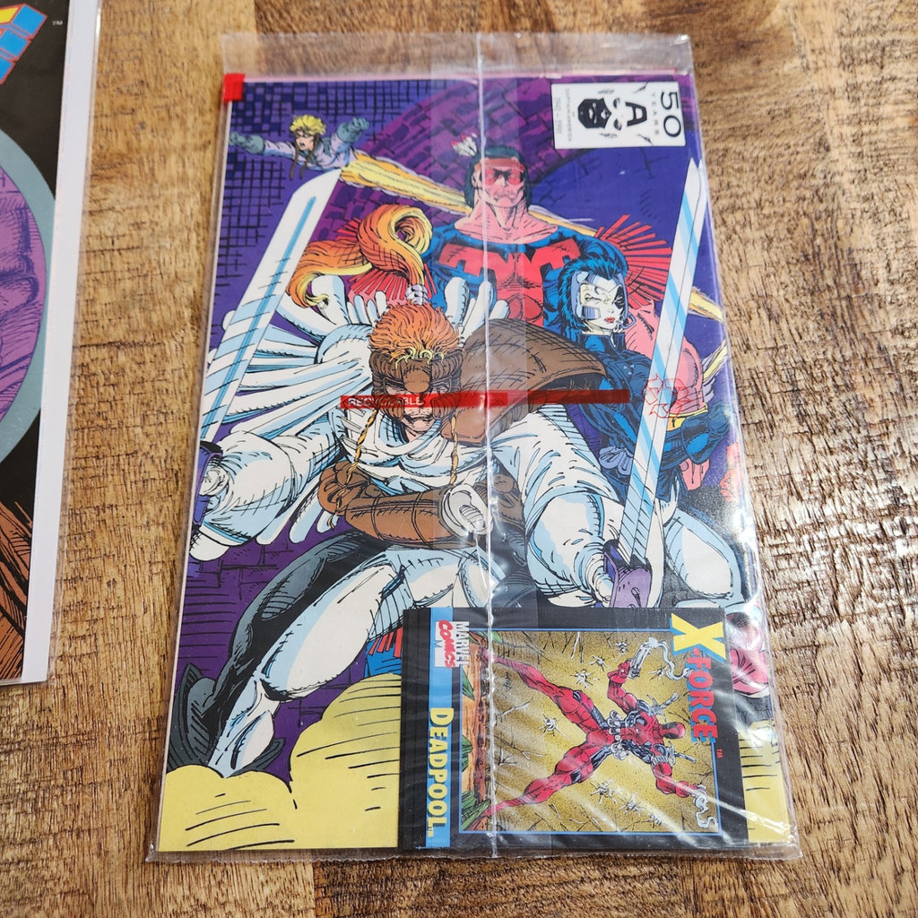 X-Force #1 and 2 w/ Deadpool Card - image 3 of 3