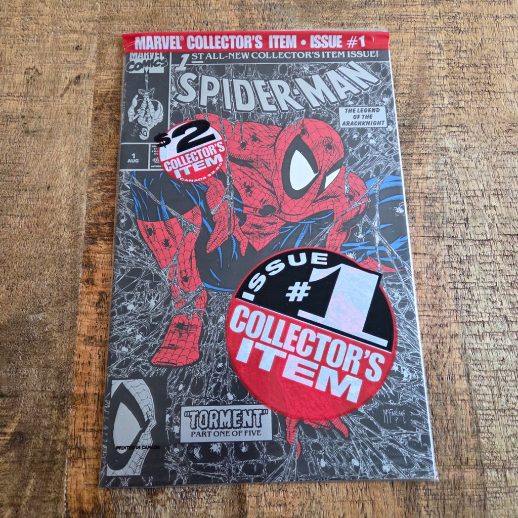 Spiderman #1 Silver Cover - image 1 of 2