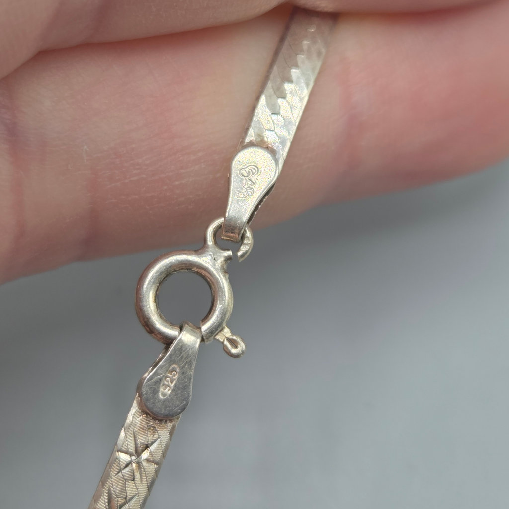 Sterling Silver Necklace 8 grams - image 5 of 6