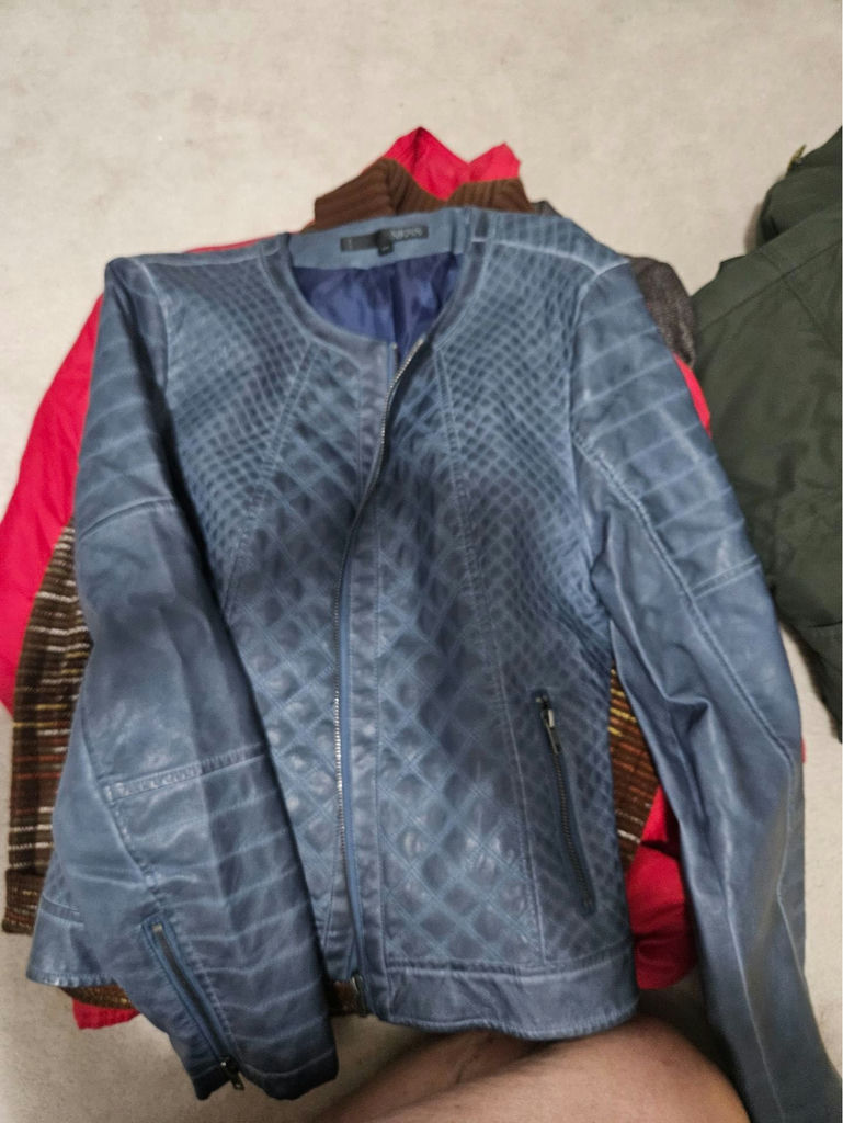 Pile of assorted jackets and coats - image 5 of 8