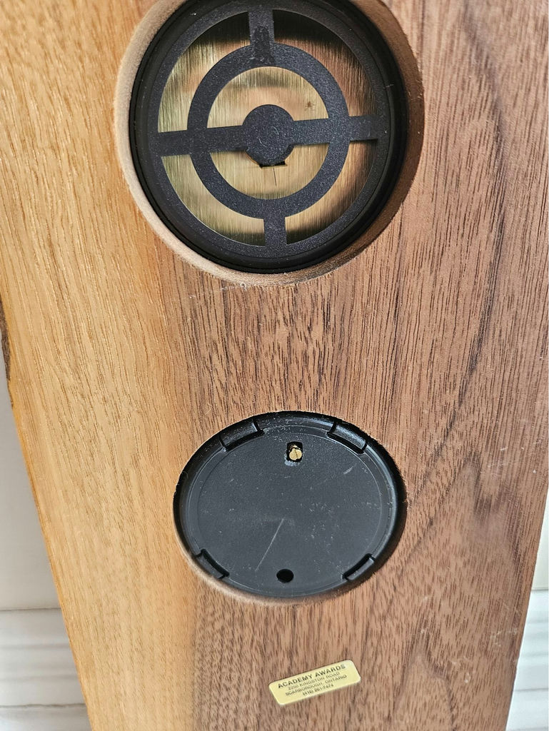 Wooden wall-mounted weather station with thermometer and barometer - image 5 of 6