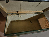 Vintage green military-style travel trunk - thumbnail 9 of 11