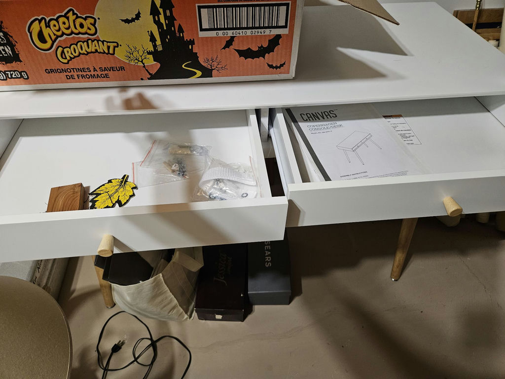 Canvas Copenhagen Console/Desk with Two Drawers - image 4 of 4