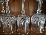 Crystal cut-glass wine glasses (set) - thumbnail 2 of 6
