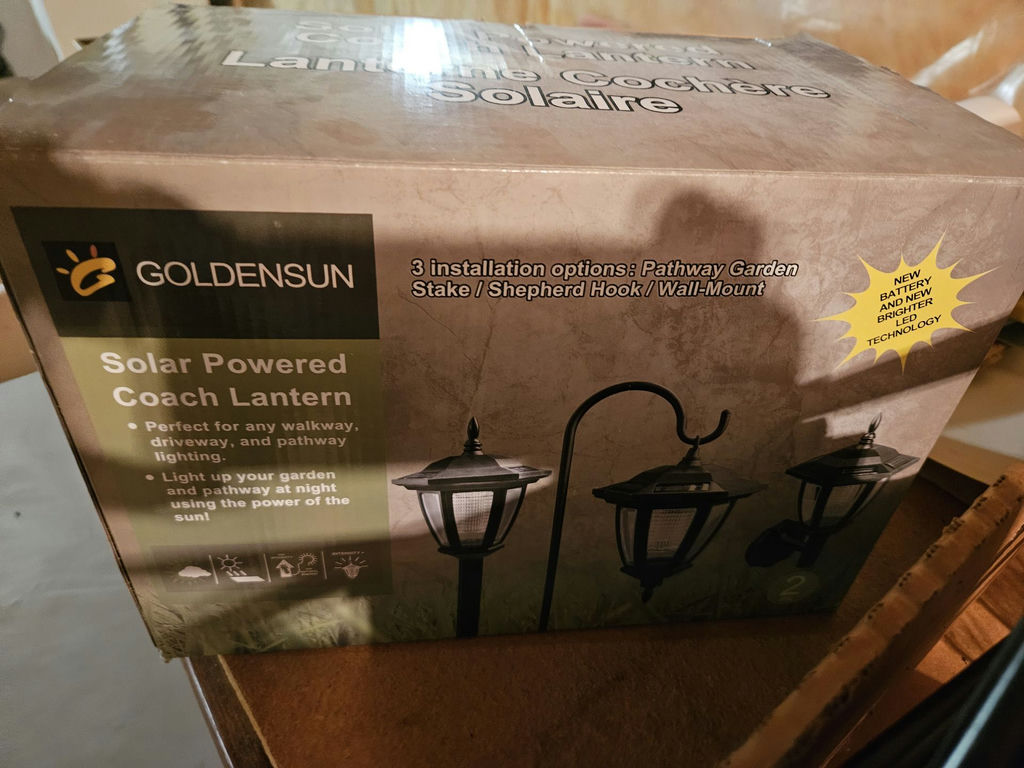 Solar Powered Coach Lanterns - image 4 of 7