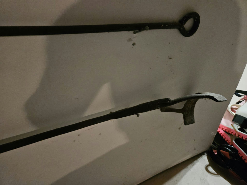 Wall-mounted black iron tool set - image 5 of 5