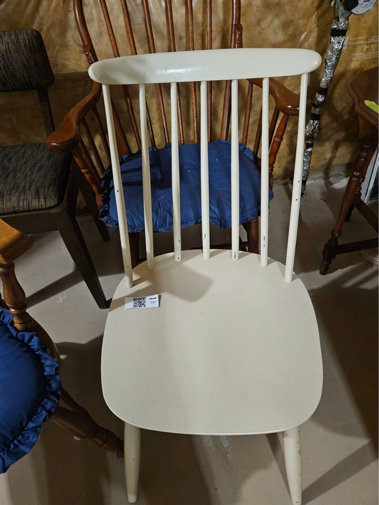 Assorted wooden and upholstered chairs - image 3 of 8