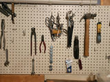 Assorted hand tools and red tool chest - thumbnail 4 of 10