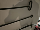 Wall-mounted black iron tool set - thumbnail 4 of 5
