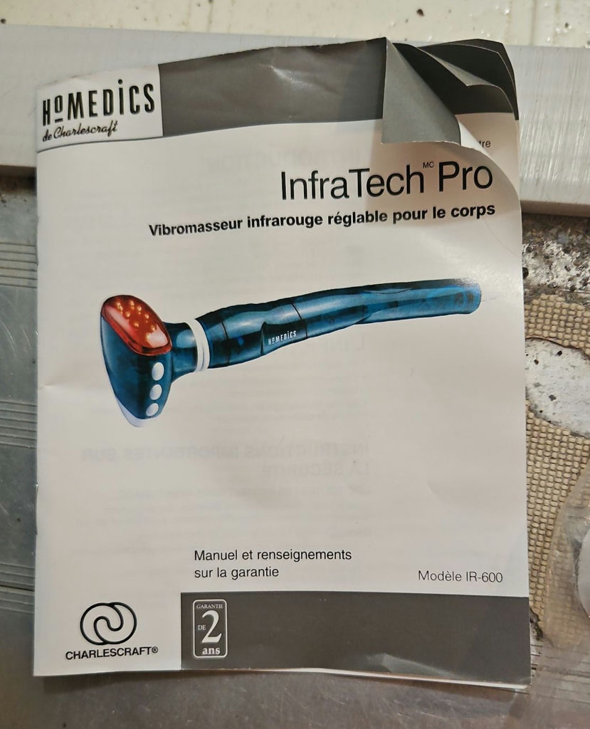 HoMedics InfraTech Pro Infrared Body Massager with Attachments - image 6 of 10