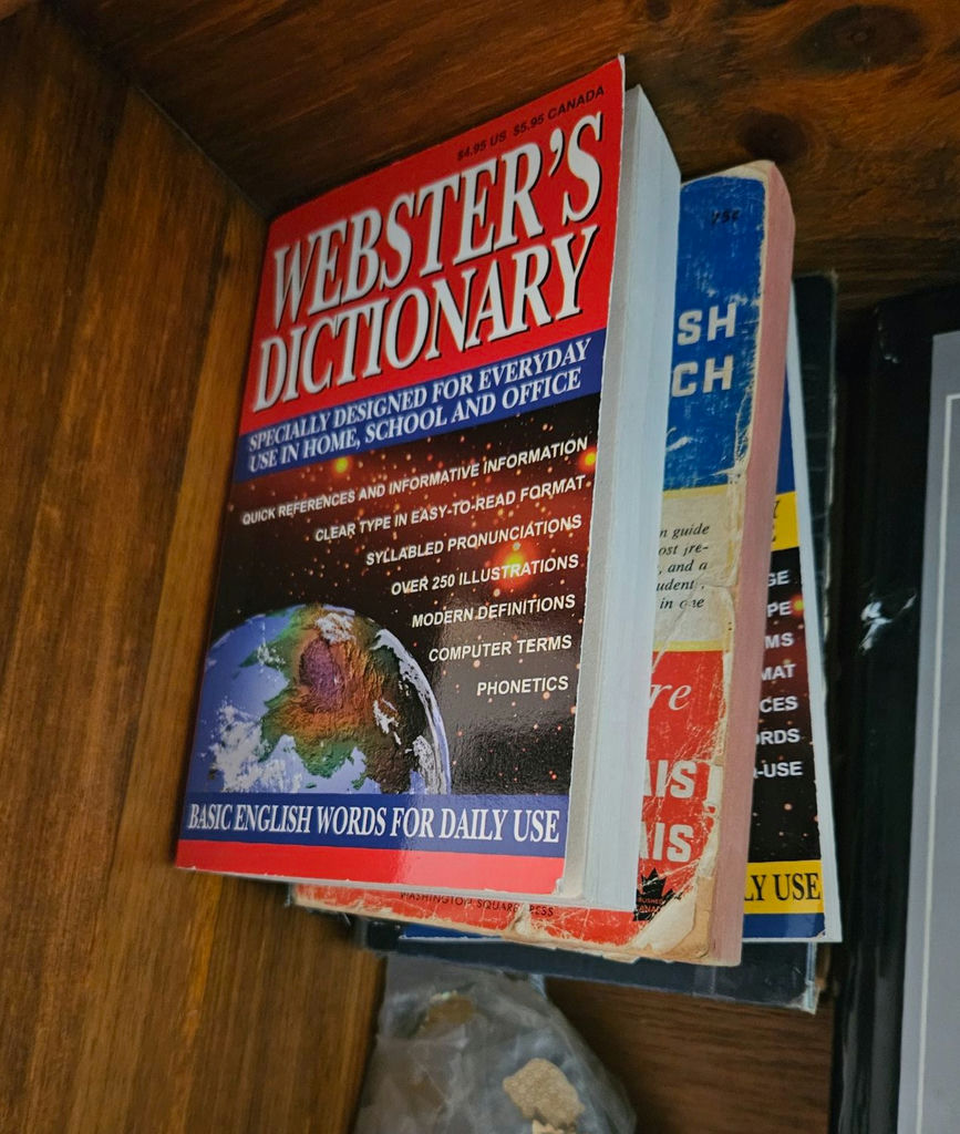 Universal Atlas and Webster's Dictionary with folded fabrics - image 7 of 7