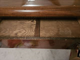 Vintage wooden dresser with round mirror - thumbnail 10 of 10