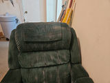 Green fabric recliner chair with power adapter - thumbnail 4 of 10