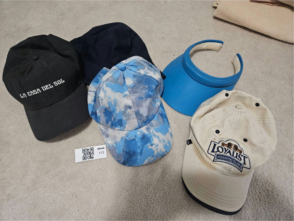 Assorted hats and visors - image 1 of 6