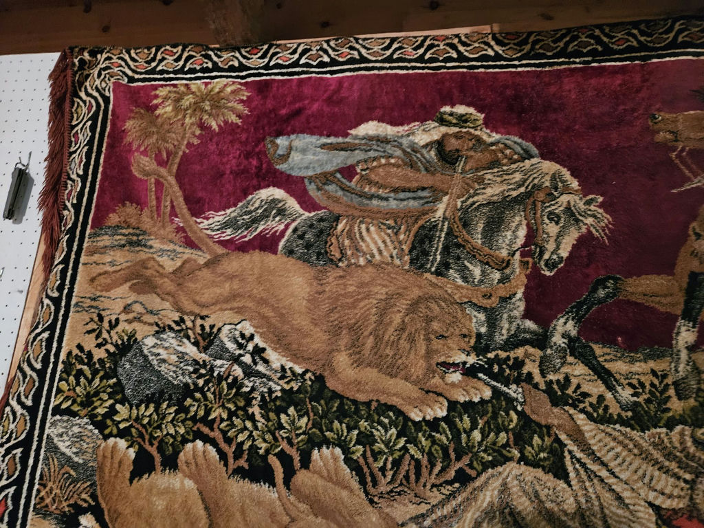Hunting Scene Tapestry Wall Hanging - image 1 of 6