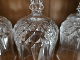 Crystal cut-glass wine glasses (set) - thumbnail 5 of 6