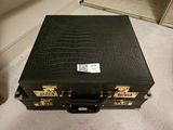 Two Black Crocodile-Textured Lockable Briefcase Set - thumbnail 9 of 9