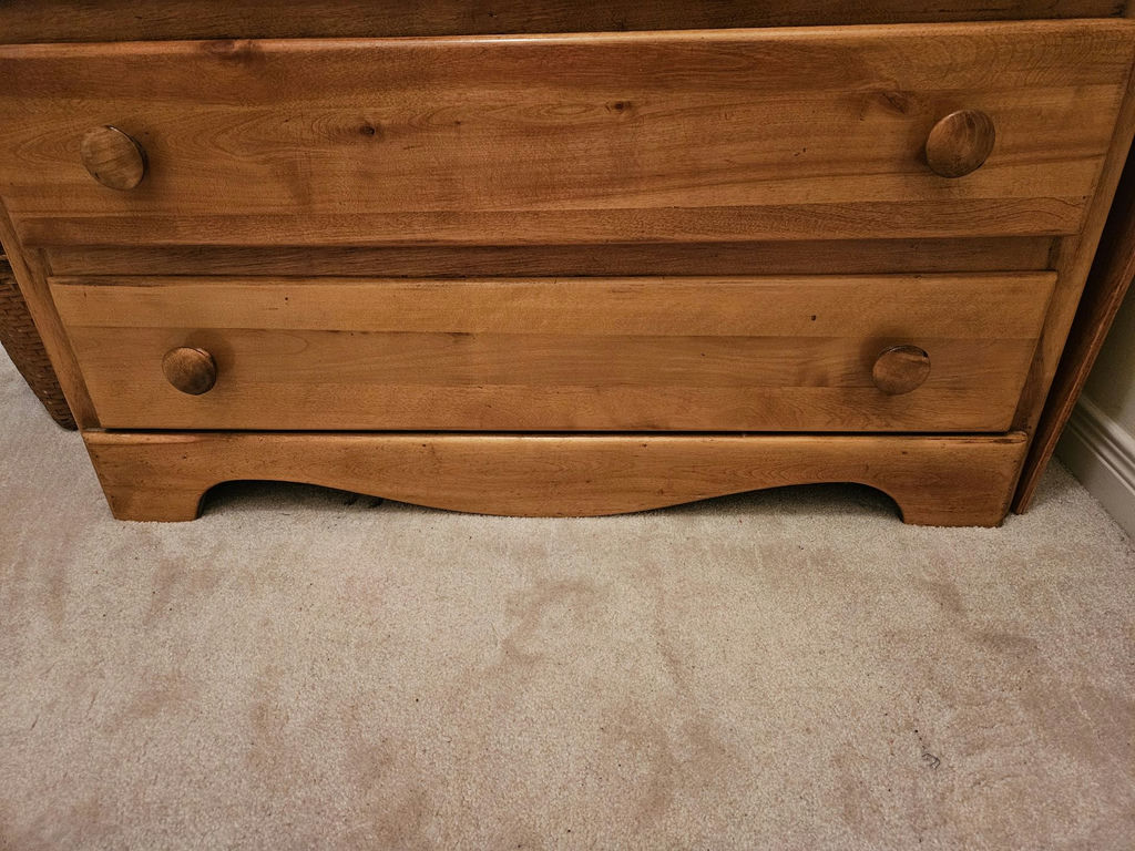 Wooden chest of drawers - image 7 of 9