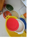 Assorted plastic kitchen storage containers and lids - thumbnail 4 of 5