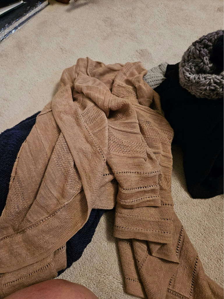 Pile of assorted ladies' sweaters - image 2 of 7
