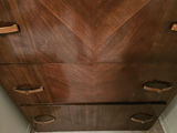 Vintage wooden tall dresser with multiple drawers - thumbnail 5 of 12